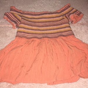 Off The Shoulder Cropped Top